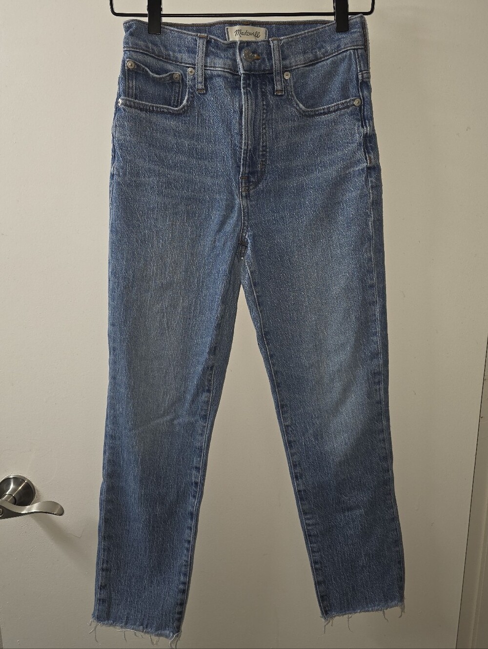 Madewell Raw Hem Perfect Vintage Jeans Size 24